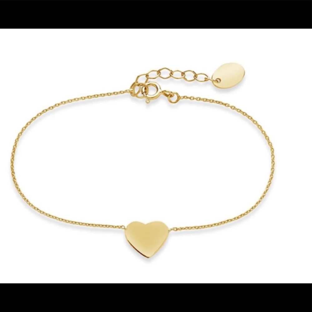 Sterling Silver Heart Bracelet